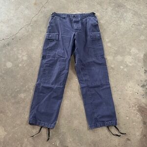 Propper Cargo Pants Mens Medium Long Blue Ripstop Tactical Military BDU Combat